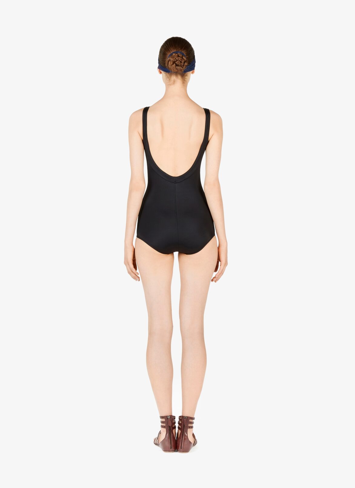 Open-Back Swimsuit ALAÏA BLACK OPEN-BACK SWIMSUIT